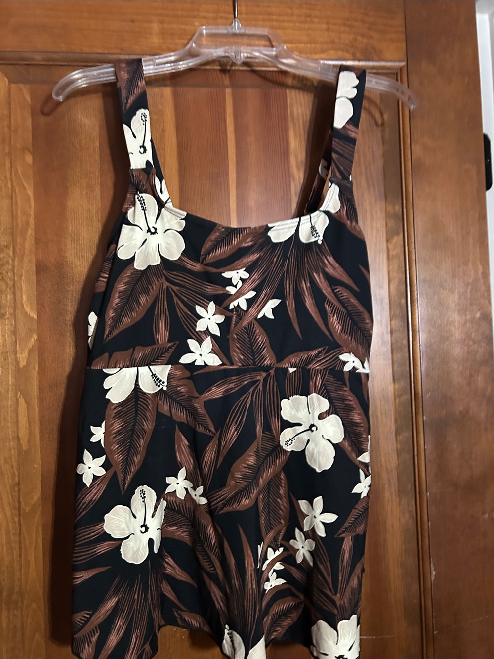 Lands End Tankini Top size L 14/16